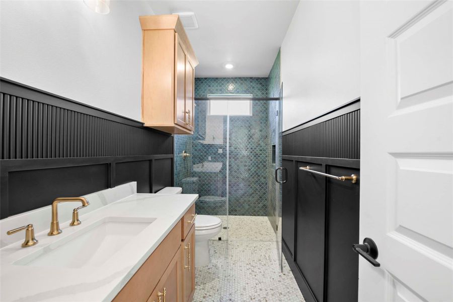 Furnished interior view inside a new home in King Oaks, Salado (Image 13). Furnished interior view inside a new home in King Oaks, Salado (Image 13).