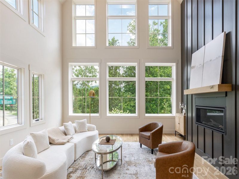 Furnished interior view inside a new home in , Asheville (Image 9).