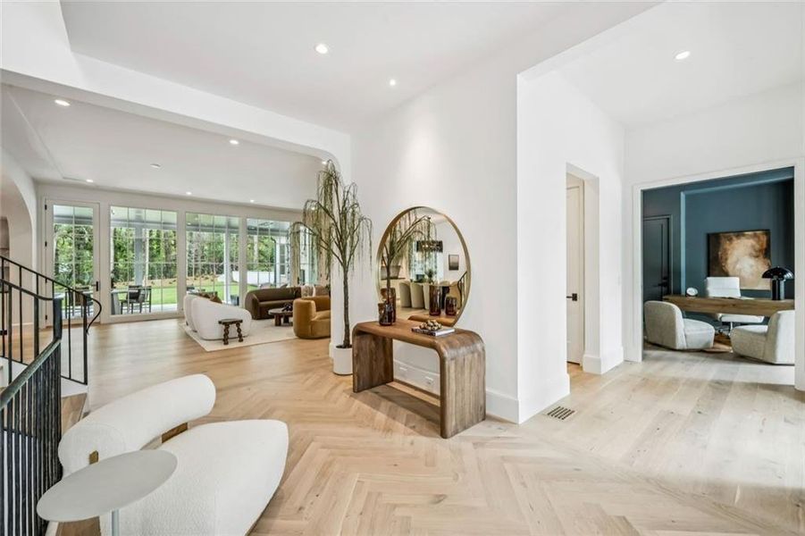 Furnished interior view inside a new home in , Atlanta (Image 27).