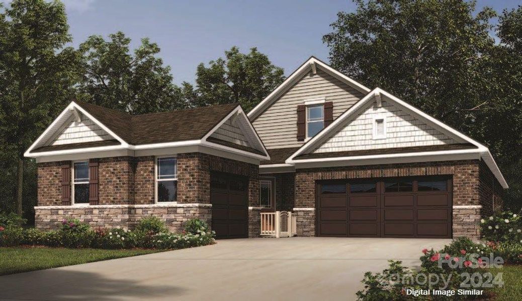 Martin Craftsman Exterior Elevation-Rendering