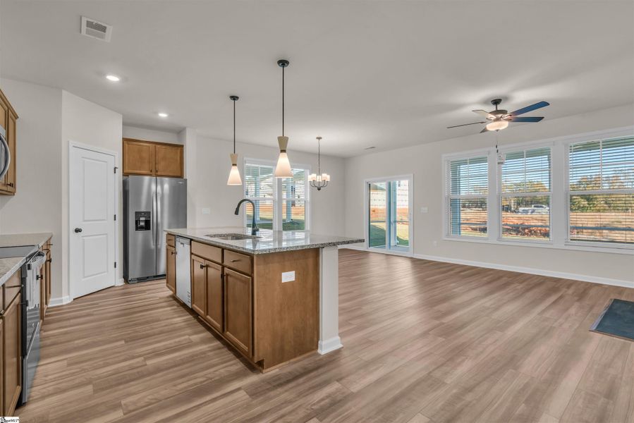 Furnished interior view inside a new home in Halton Oaks, Spartanburg (Image 5).