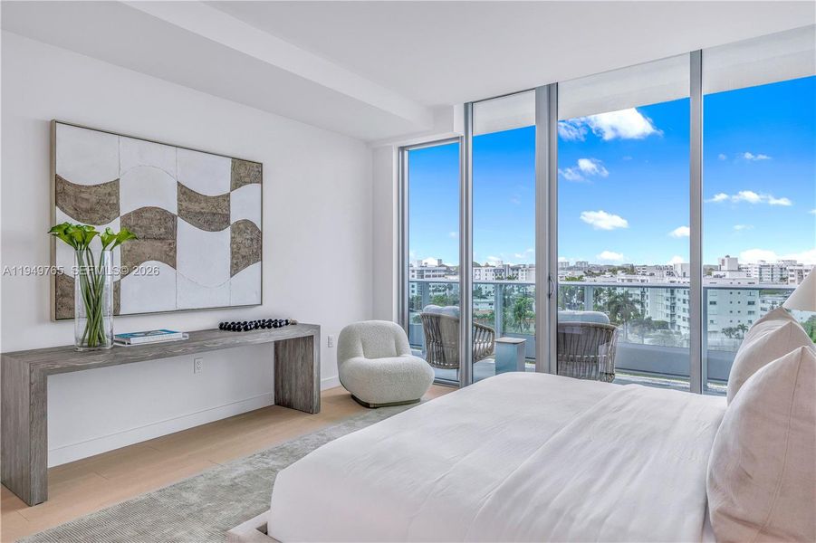 Furnished interior view inside a new home in , Bay Harbor Islands (Image 38).