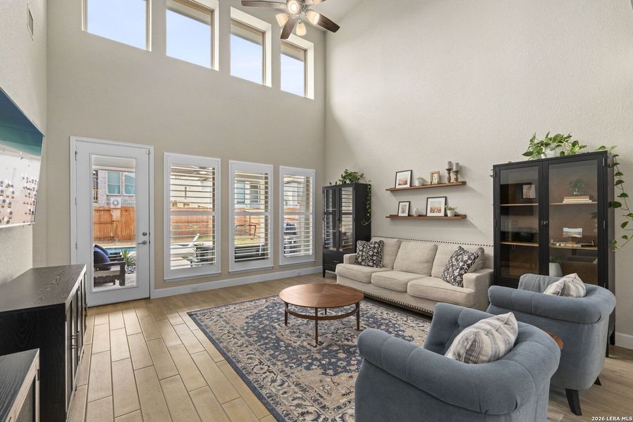 Furnished interior view inside a new home in Veramendi, New Braunfels (Image 10).