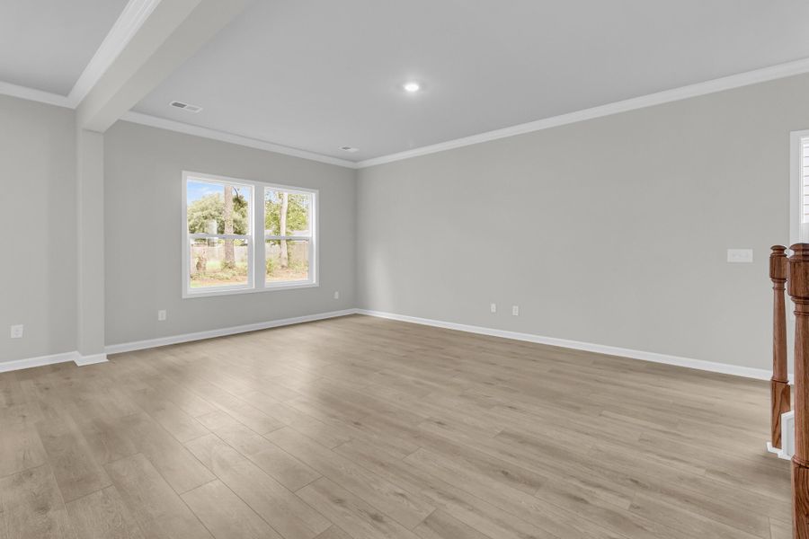 Spacious, unfurnished interior of a new home in Central Creek, Goose Creek (Image 35). Spacious, unfurnished interior of a new home in Central Creek, Goose Creek (Image 35).