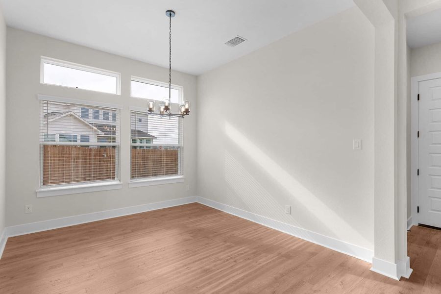 Spacious, unfurnished interior of a new home in The Grove at Blackhawk, Pflugerville (Image 16).