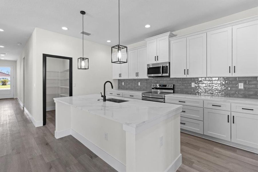 Furnished interior view inside a new home in , Ocala (Image 9). Furnished interior view inside a new home in , Ocala (Image 9).