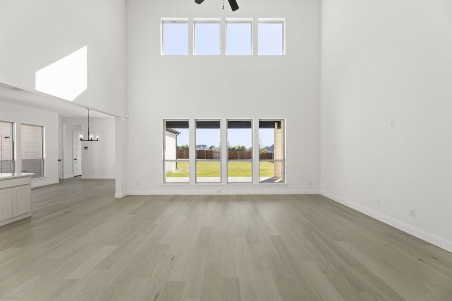 Representative unfurnished interior of a home built from the Hadley by Windsor Homes in Winding Creek, Rockwall (Image 19).