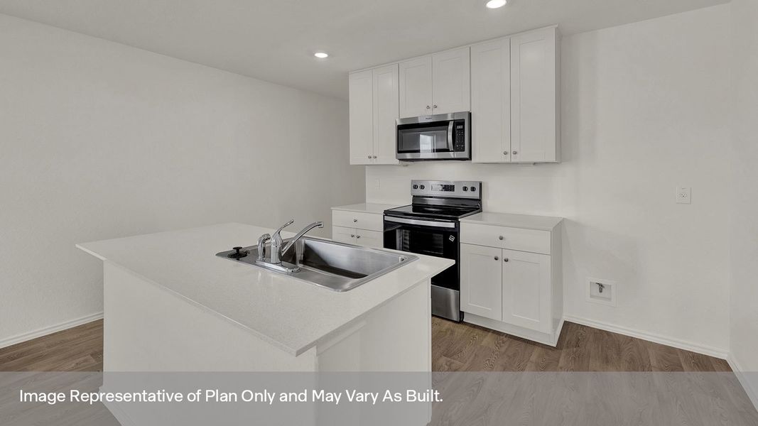 Furnished interior view inside a new home in Spring Valley, New Braunfels (Image 7).