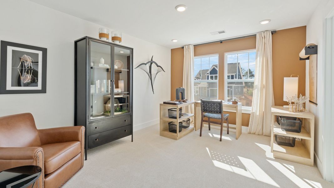 Representative furnished interior of a home built from the Finley by DRB Homes in Foxbank, Gray Court (Image 14). Representative furnished interior of a home built from the Finley by DRB Homes in Foxbank, Gray Court (Image 14).