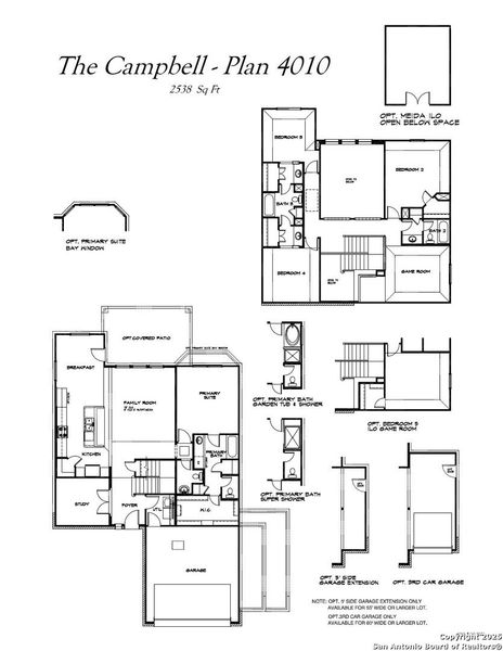 2D floor plan layout of this home in Cinco Lakes, San Antonio, TX (Image 2). 2D floor plan layout of this home in Cinco Lakes, San Antonio, TX (Image 2).