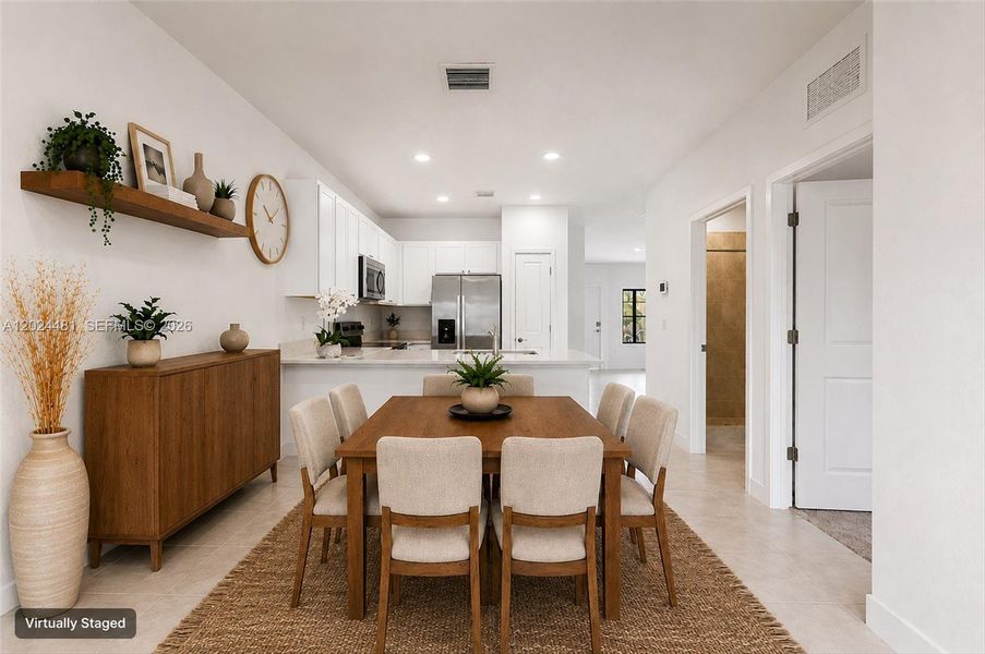 Furnished interior view inside a new home in , Lake Worth (Image 19). Furnished interior view inside a new home in , Lake Worth (Image 19).