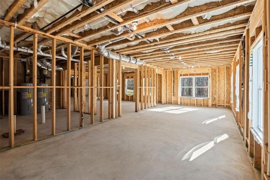 In-progress construction of a new home in , Waleska, GA (Image 47).