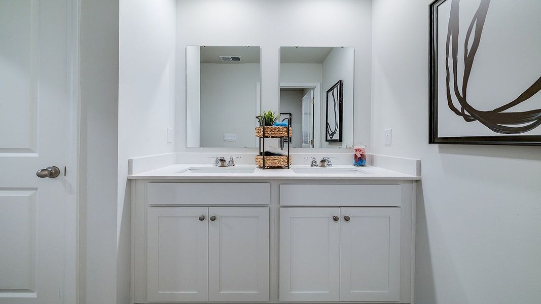 Furnished interior view inside a new home in The Lakes at North Glynn, Brunswick (Image 35).
