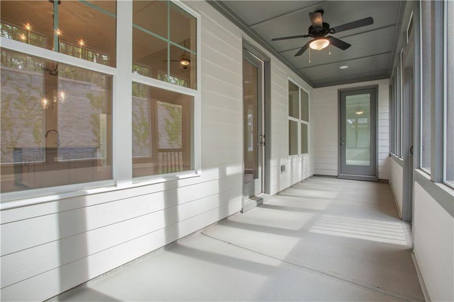 Exterior details and patio area of a home in , Carrollton (Image 3).