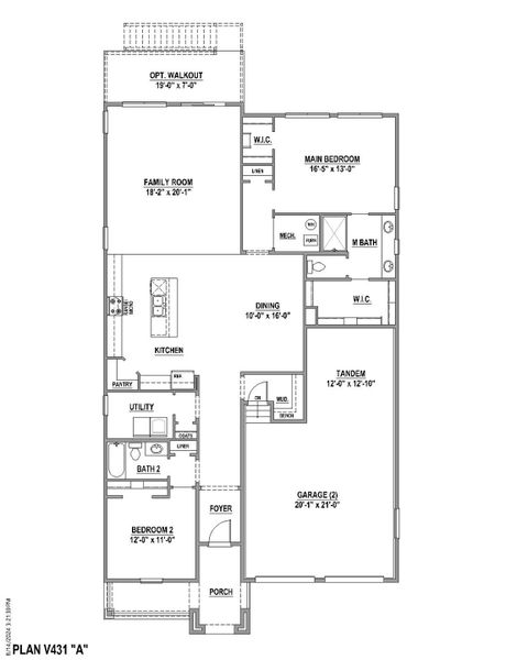 Plan V431 1st Floor