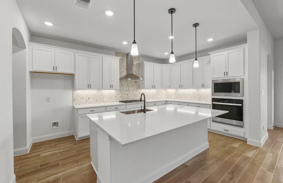 Furnished interior view inside a new home in Saddleback at Santa Rita Ranch, Liberty Hill (Image 5).