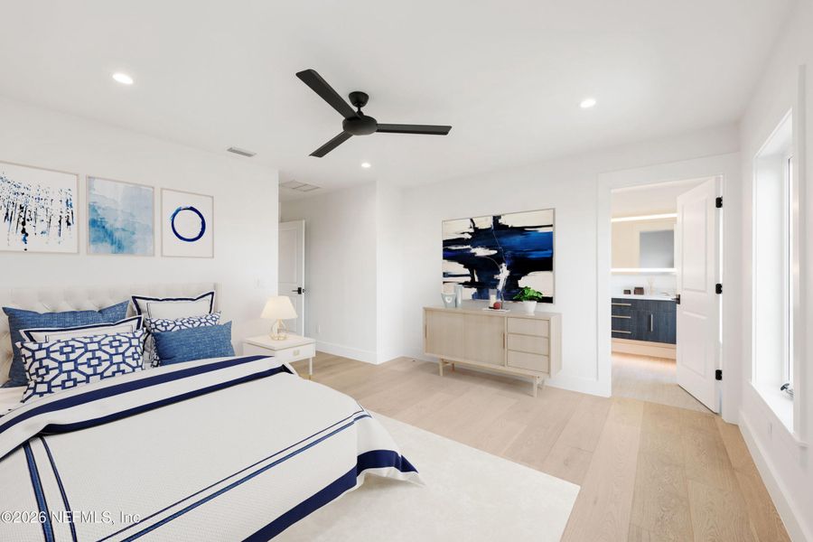 Furnished interior view inside a new home in , Jacksonville Beach (Image 8).