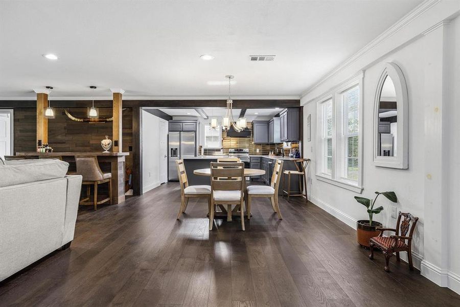 Furnished interior view inside a new home in , Savoy (Image 14). Furnished interior view inside a new home in , Savoy (Image 14).