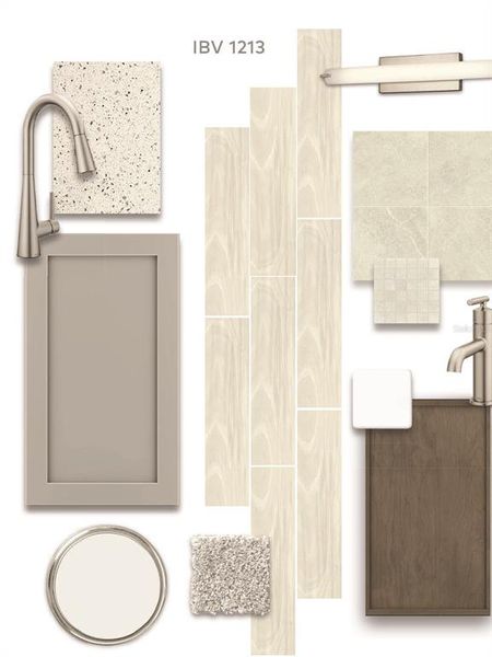 Sample of building materials used in homes in Isles at Bayview, Parrish (Image 2).