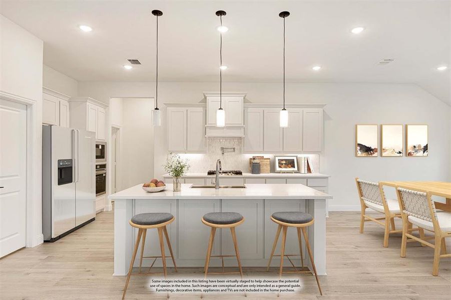 Furnished interior view inside a new home in West Crossing, Anna (Image 9). Furnished interior view inside a new home in West Crossing, Anna (Image 9).