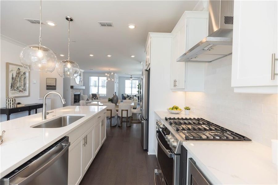 Stainless steel appliances **Photos of model house and not of actual home - Photos for representation purposes only **