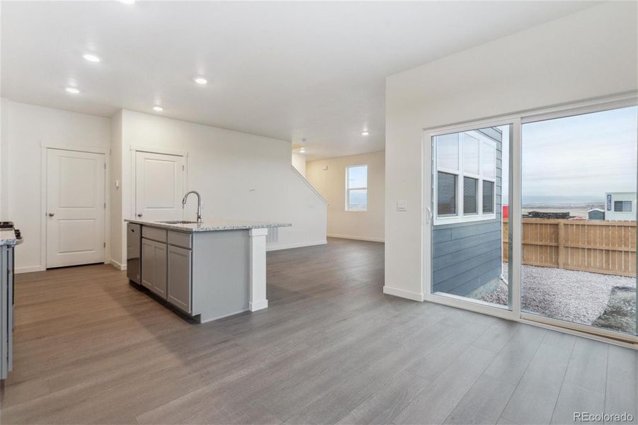 Furnished interior view inside a new home in The Ridge at Lorson Ranch, Colorado Springs (Image 5).