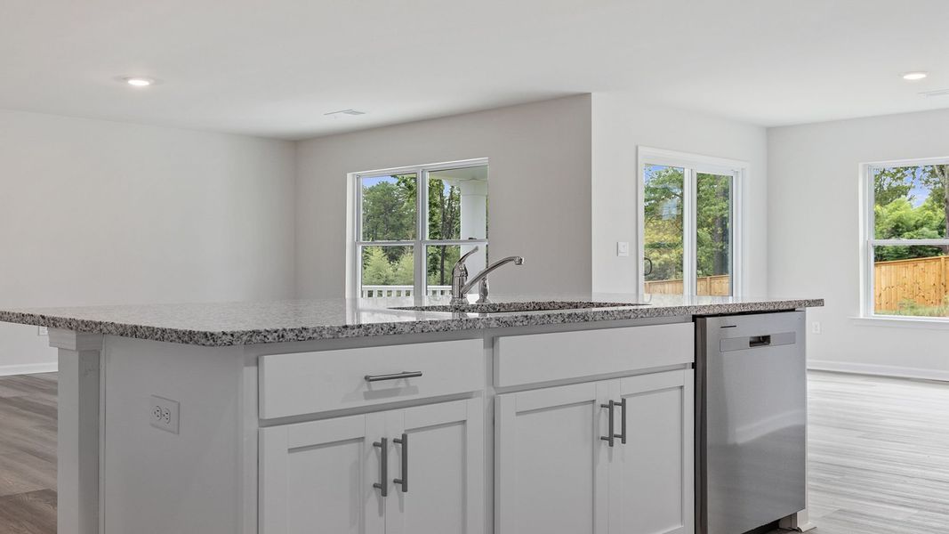 Furnished interior view inside a new home in Durbin Meadows Traditions, Fountain Inn (Image 10).