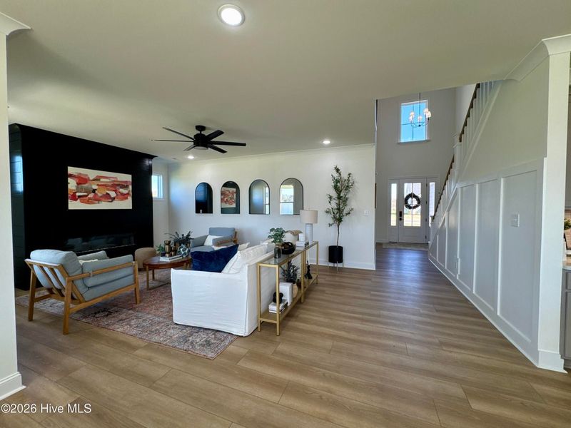 Furnished interior view inside a new home in Dixon Grove, Grimesland (Image 5).