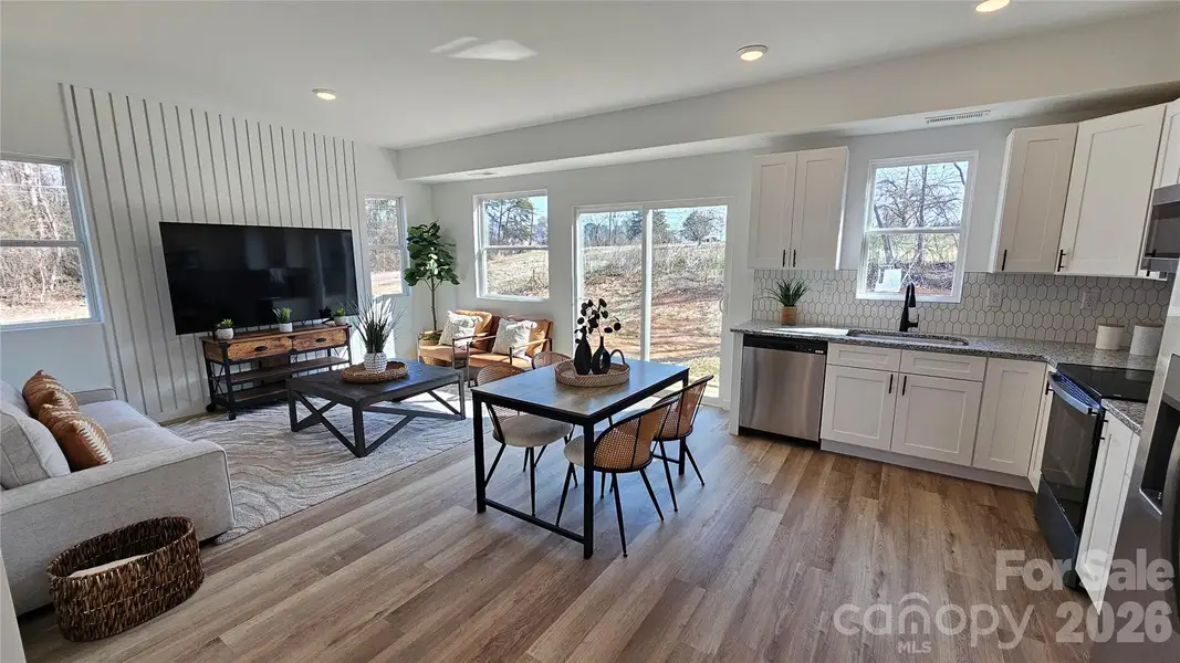 Furnished interior view inside a new home in , Hickory (Image 11).