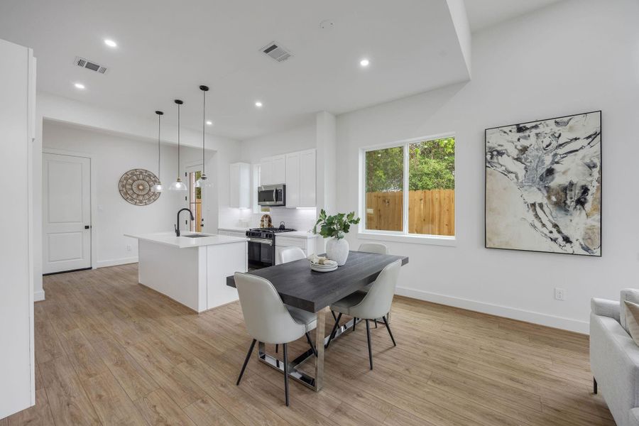 Furnished interior view inside a new home in , Houston (Image 14).