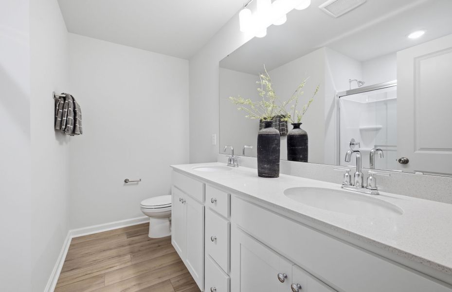 Furnished interior view inside a new home in Cambria, Garner (Image 33).