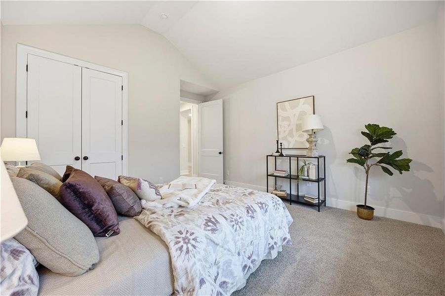 Furnished interior view inside a new home in Yellowstone Farms, Cumming (Image 16).