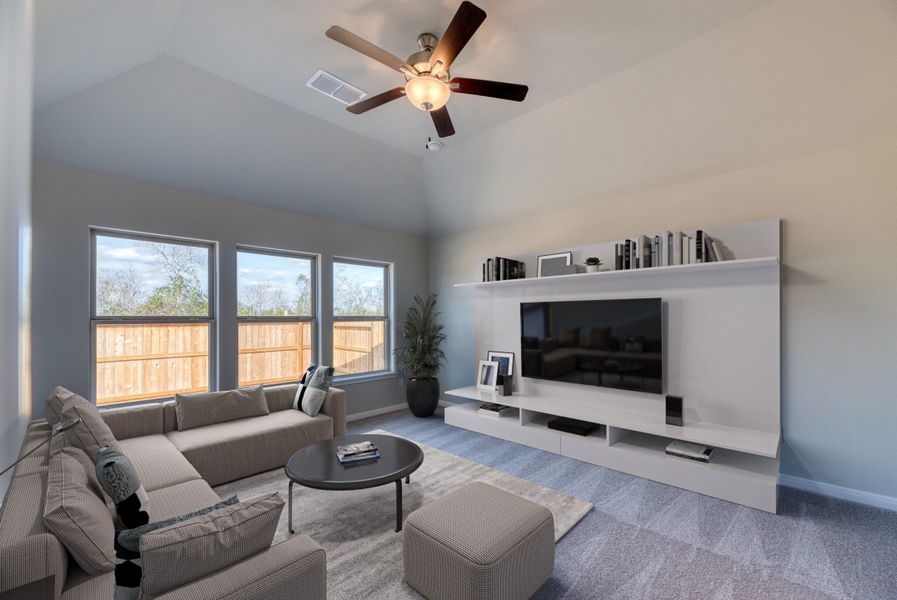 Furnished interior view inside a new home in Aldeana, Bonney (Image 9).