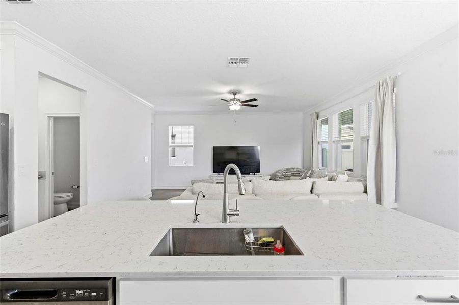 Furnished interior view inside a new home in , Palmetto (Image 53).