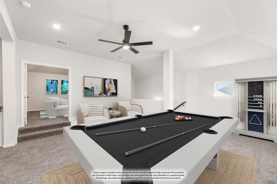 Furnished interior view inside a new home in Maplewood, Glenn Heights (Image 16). Furnished interior view inside a new home in Maplewood, Glenn Heights (Image 16).