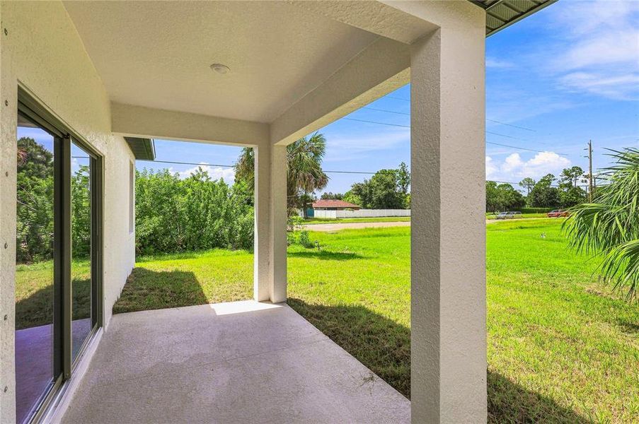 Exterior details and patio area of a home in , North Port (Image 16). Exterior details and patio area of a home in , North Port (Image 16).