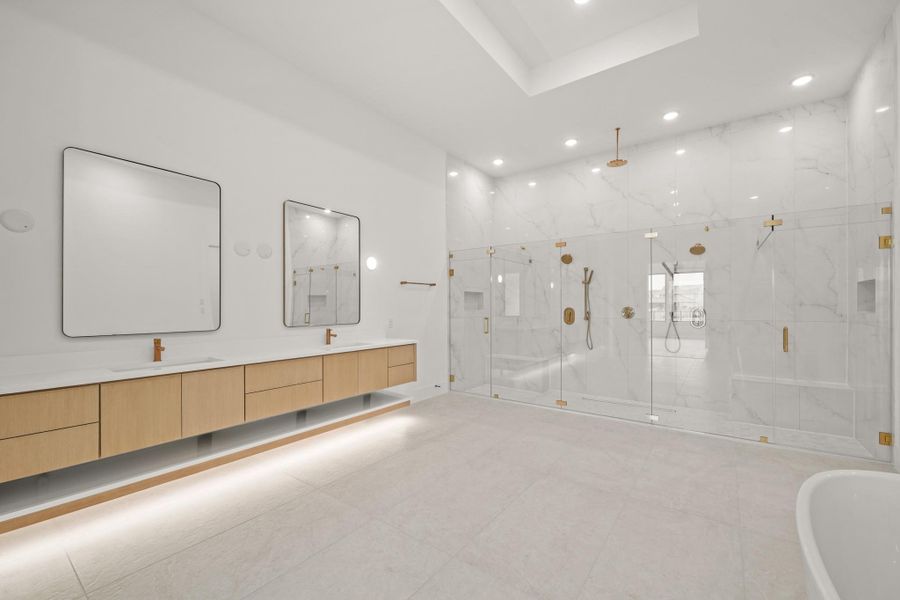 Spacious, unfurnished interior of a new home in Bridgeland, Cypress (Image 37).