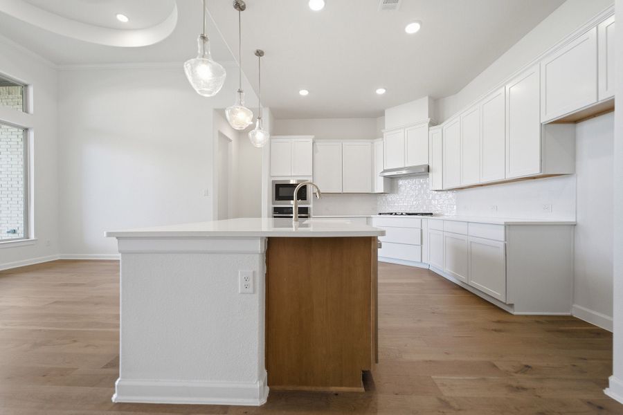 Furnished interior view inside a new home in Sonoma Verde, Heath (Image 10).