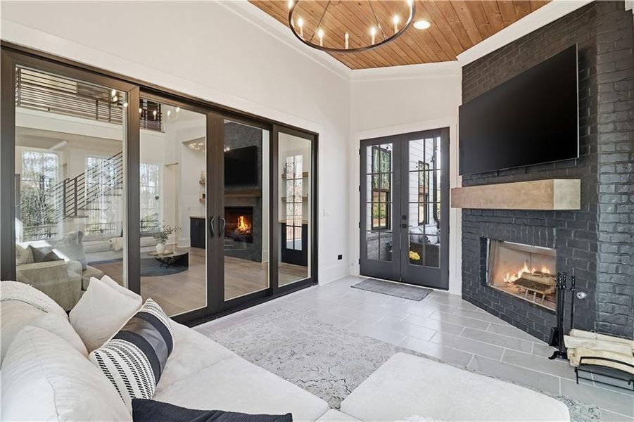 Exterior details and patio area of a home in , Woodstock (Image 4).