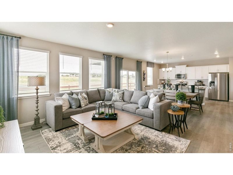 Furnished interior view inside a new home in Hansen Farm, Fort Collins (Image 13).