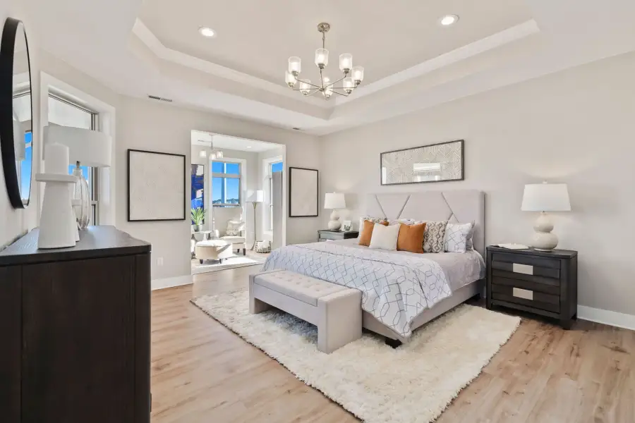 Furnished interior view inside a new home in The Courtyards at Lupton Village, Fort Lupton (Image 19).