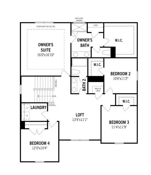 2D floor plan layout for the Shenandoah by Mattamy Homes in Westfall, Gastonia, NC (Image 3). 2D floor plan layout for the Shenandoah by Mattamy Homes in Westfall, Gastonia, NC (Image 3).