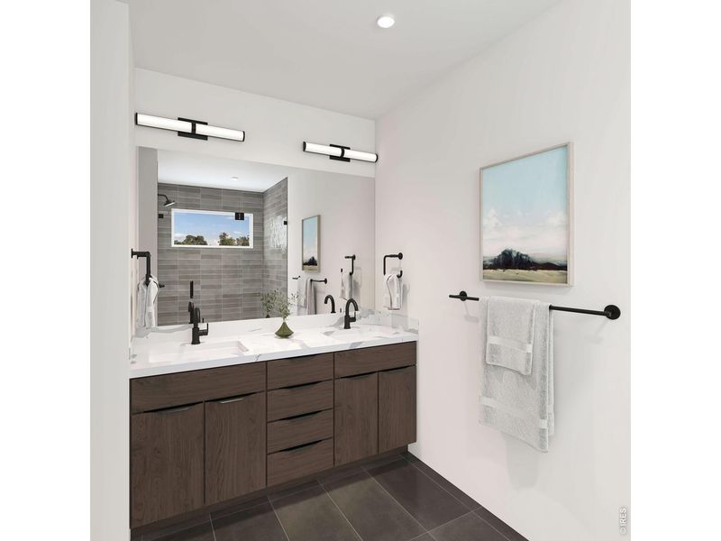 Furnished interior view inside a new home in , Denver (Image 26). Furnished interior view inside a new home in , Denver (Image 26).