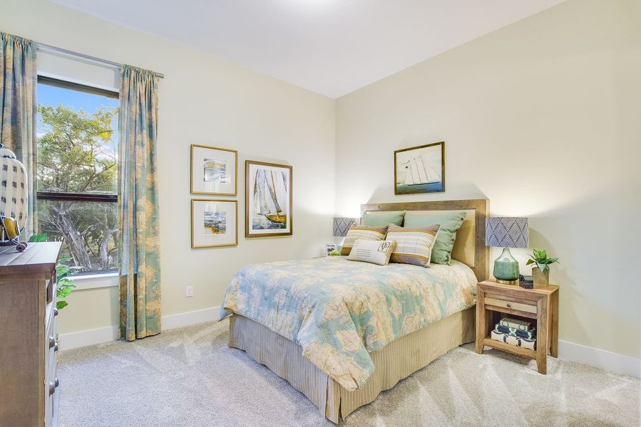 Representative furnished interior of a home built from the Siena III by Giddens Homes in Clearwater Ranch, Liberty Hill (Image 105).