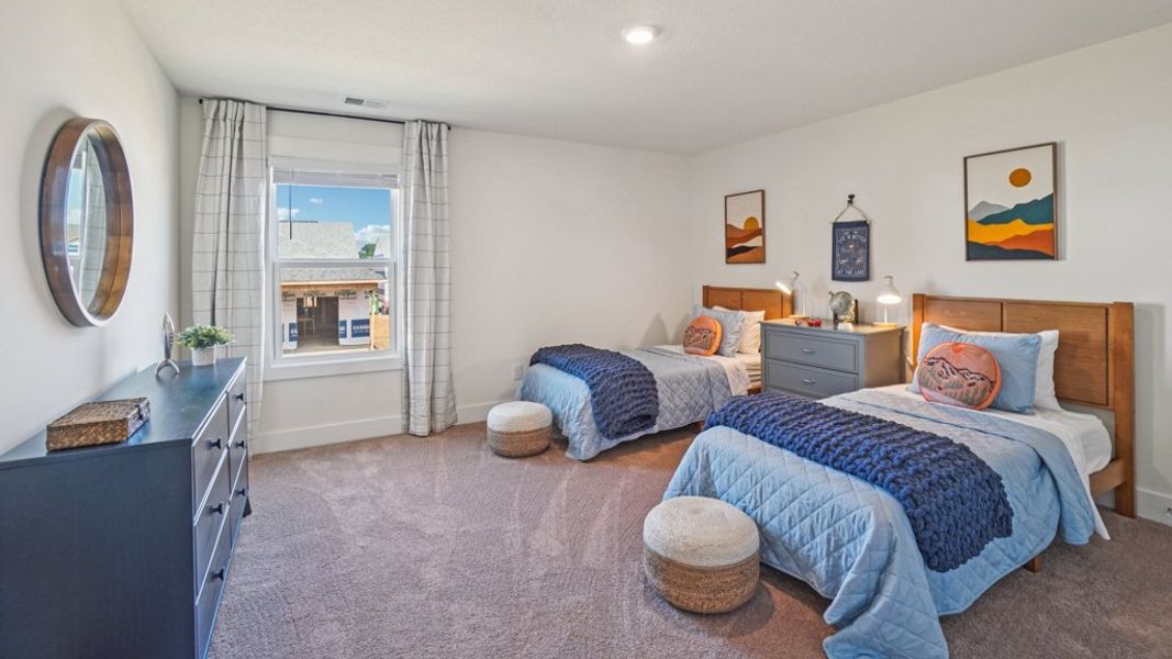 Furnished interior view inside a new home in Keebler Meadows, Johnson City (Image 25). Furnished interior view inside a new home in Keebler Meadows, Johnson City (Image 25).