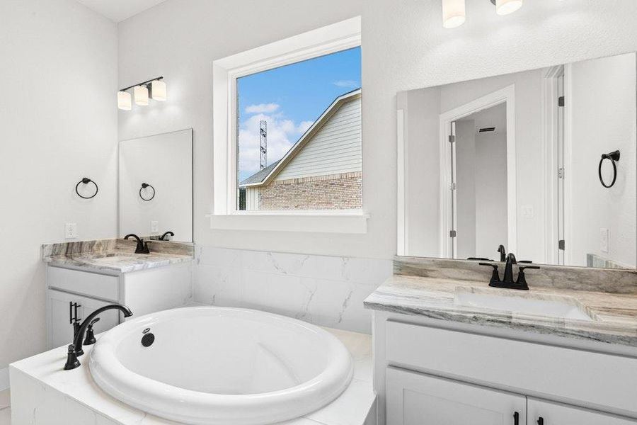 Furnished interior view inside a new home in Blackhawk, Pflugerville (Image 7).