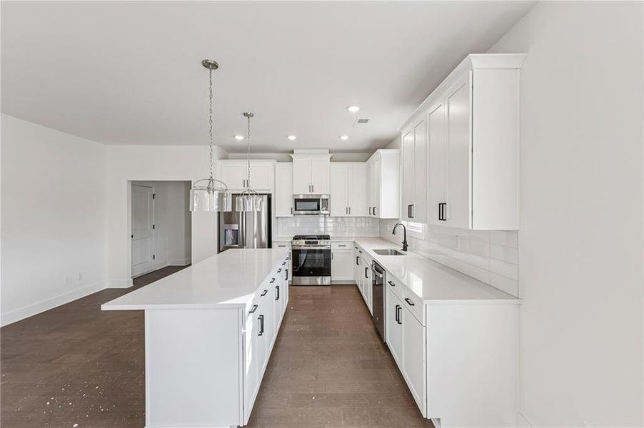 Furnished interior view inside a new home in , Decatur (Image 3). Furnished interior view inside a new home in , Decatur (Image 3).