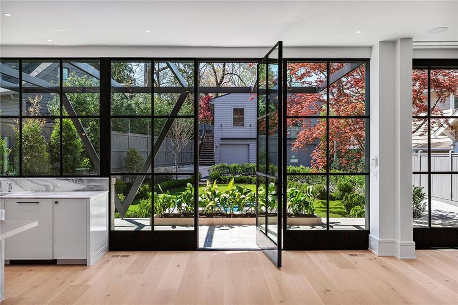 Furnished interior view inside a new home in , Atlanta (Image 5).