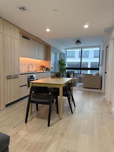 Furnished interior view inside a new home in , Miami (Image 12).