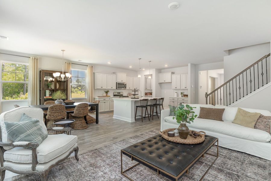 Representative furnished interior of a home built from the HARBOR OAK by D.R. Horton in Ranch Haven, Murrells Inlet (Image 24).